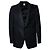 Schwarzer Blazer mit B-Druck von Burberry