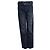 RtA, jeans negros de pierna ancha con cinturón