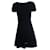 Red Valentino, robe noire avec dentelle  - vue 3