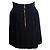 Falda bodycon plisada Balmain en negro - vista 3