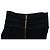 Falda bodycon plisada Balmain en negro - vista 7