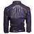 Lila Leder-Bikerjacke von Gucci - Ansicht 3