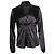 Blusa de seda marrón oscuro Hysteria de Gucci Castaño
