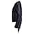 Balmain Leder-Bikerjacke mit Fransen Schwarz  - Ansicht 3