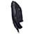 Balmain Leder-Bikerjacke mit Fransen Schwarz  - Ansicht 5