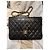 Borsa Chanel Timeless Classique 25 in pelle di agnello nera Nero - vista 12
