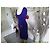 Autre Marque Morgan Strickkleid aus blauer Viskose - Ansicht 3