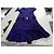 Autre Marque Morgan Strickkleid aus blauer Viskose - Ansicht 5