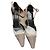 Décolleté Gucci in satin argento con tacco a stiletto Metallico