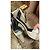 Décolleté Gucci in satin argento con tacco a stiletto Metallico - vista 6