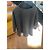 Ventcouvert Poncho Jacke Braun Lammfell - Ansicht 4