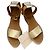 Sandali See by Chloé in pelle oro D'oro