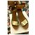 Sandali See by Chloé in pelle oro D'oro - vista 6