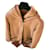 Chaqueta Ventcouvert de piel de cordero Camel Camello