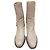 Botines Chloé de piel beige - vista 3