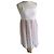 Vestido Manoush de seda blanco pastel