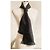 Raffinata sciarpa in pura seta DOLCE & GABBANA nera con frange Nero - vista 6