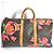 Borsa da viaggio Keepall 50 Monogram Rose Louis Vuitton Marrone Rosa Monogramma