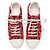 Saint Laurent Canvas Bedford Low Top Sneakers Rot - Ansicht 5