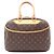 Borsa Vanity Bowling Doeville Louis Vuitton Marrone