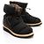 Botas de confort de nylon Monogram Louis Vuitton - Talla 7 / 37 Negro - vista 2