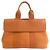 Hermès Valparaiso PM Chevron Tasche Braun