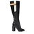 Botas altas de cuero Louis Vuitton Silhouette Negro