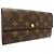 Portafoglio Lungo Monogramma Sarah di Louis Vuitton Marrone - vista 2