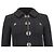 Timeless Chanel Zip Medaillon Jacke aus schwarzer Wolle - Ansicht 2
