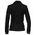 Timeless Chanel Zip Medaillon Jacke aus schwarzer Wolle - Ansicht 4