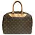 Bolso de mano Monograma Deauville Louis Vuitton Castaño - vista 2