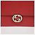 Gucci Bolsa de ombro cruzada Mini Woc entrelaçada Vermelho - vista 3