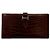 Cartera Larga Soufflet de Cocodrilo Béarn de Hermès Castaño - vista 2