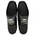Botas altas de cuero de ante con tacón de bambú Gucci Negro - vista 6