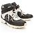 Gabrielle Chanel Canvas Leder CC High Top Sneakers - Größe 37 Schwarz - Ansicht 2