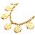 Collana Chanel Mademoiselle Placcata Oro D'oro Metallico
