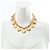 Collana Chanel Mademoiselle Placcata Oro D'oro Metallico - vista 5