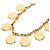 Collana Chanel Mademoiselle Placcata Oro D'oro Metallico - vista 6