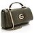 Gucci Piccola Borsa a Mano GG Milano in Pelle Puff Verde - vista 2
