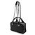 Borsa da bowling in denim Chanel Blu - vista 2