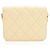 Gabrielle Mini clutch de cordero Chanel con perlas Crush Amarillo - vista 3