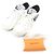 Sneakers in pelle Louis Vuitton Nero Bianco - vista 2