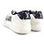 Sneakers in pelle Louis Vuitton Nero Bianco - vista 4