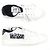 Sneakers in pelle Louis Vuitton Nero Bianco - vista 6