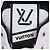 Sneakers in pelle Louis Vuitton Nero Bianco - vista 8
