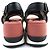 Sandali platform in pelle con cinturini incrociati Marni Nero Rosa - vista 6