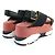 Sandali platform in pelle con cinturini incrociati Marni Nero Rosa - vista 7
