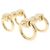 Gemelli in oro giallo 18K Cartier - vista 2