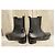 Stivaletti Salvatore Ferragamo Target in pelle nera Nero - vista 3