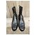 Stivaletti Salvatore Ferragamo Target in pelle nera Nero - vista 4